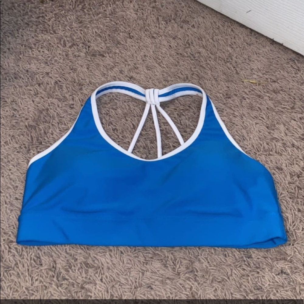 Underarmour blue sports bra